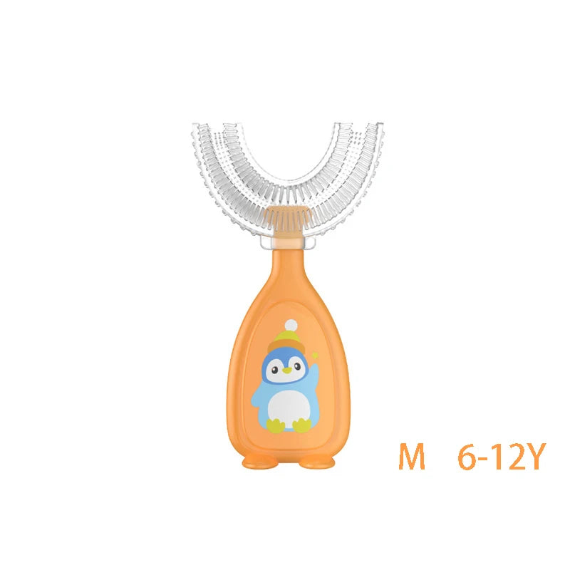 Escova Infantil U-Smile Pinguim - Universomart
