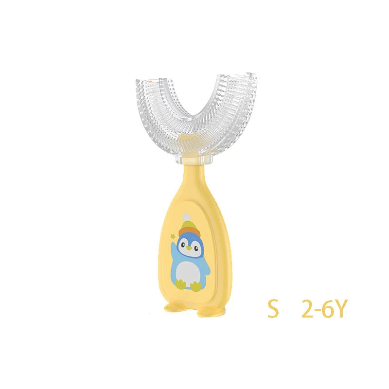 Escova Infantil U-Smile Pinguim - Universomart