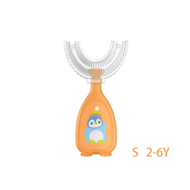Escova Infantil U-Smile Pinguim - Universomart