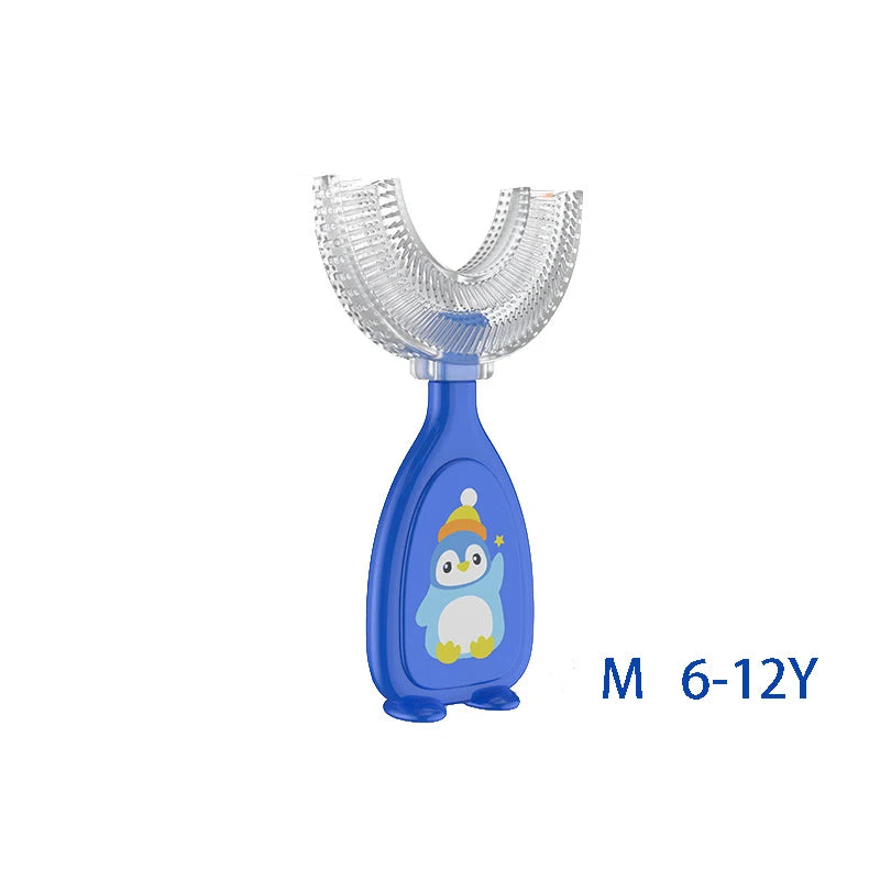 Escova Infantil U-Smile Pinguim - Universomart