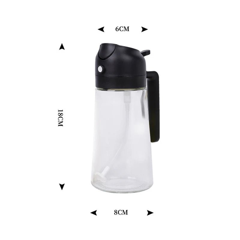 Pulverizador de óleo em spray 2 em 1 - 500ml