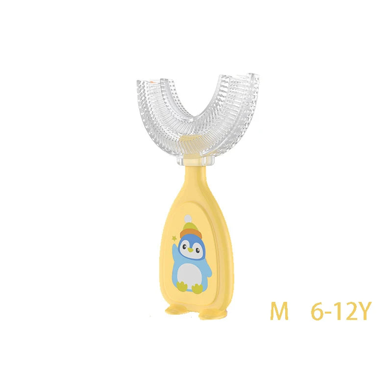 Escova Infantil U-Smile Pinguim - Universomart