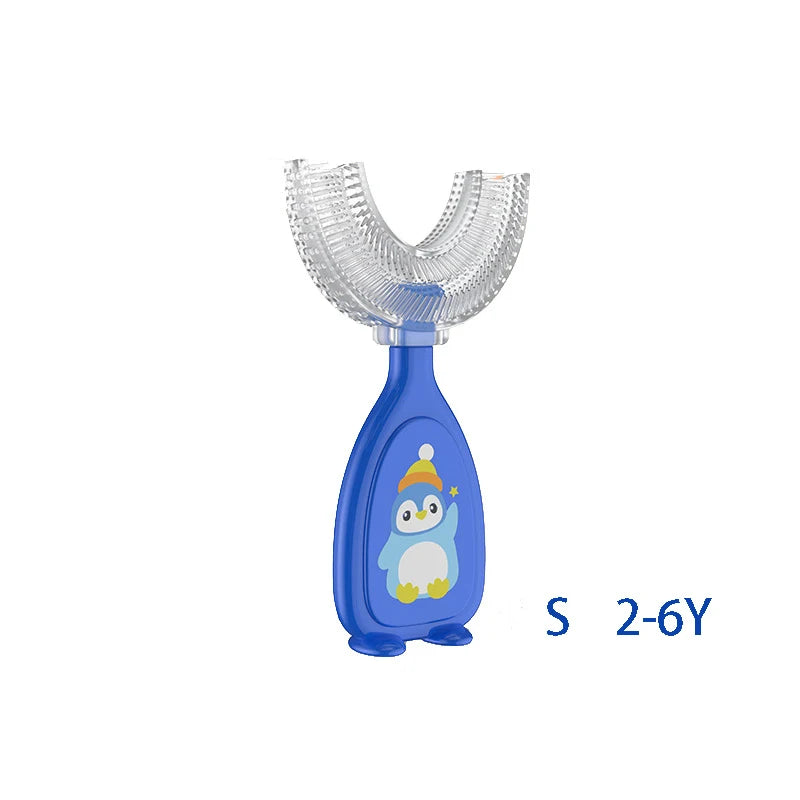 Escova Infantil U-Smile Pinguim - Universomart